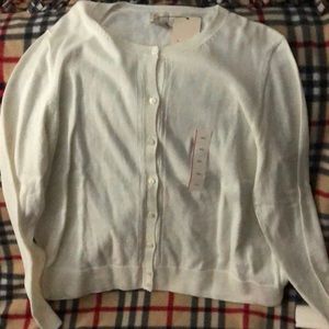 NWT A NEW DAY White Cardigan sweater